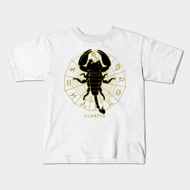 SCORPIO Kids T-Shirt by Krobilad